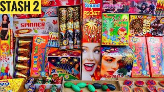 DIWALI FIREWORKS STASH 2 | DIWALI CRACKERS | DIWALI KE PATAKHE | CRACKERS VIDEO | TESTING CRACKERS screenshot 3