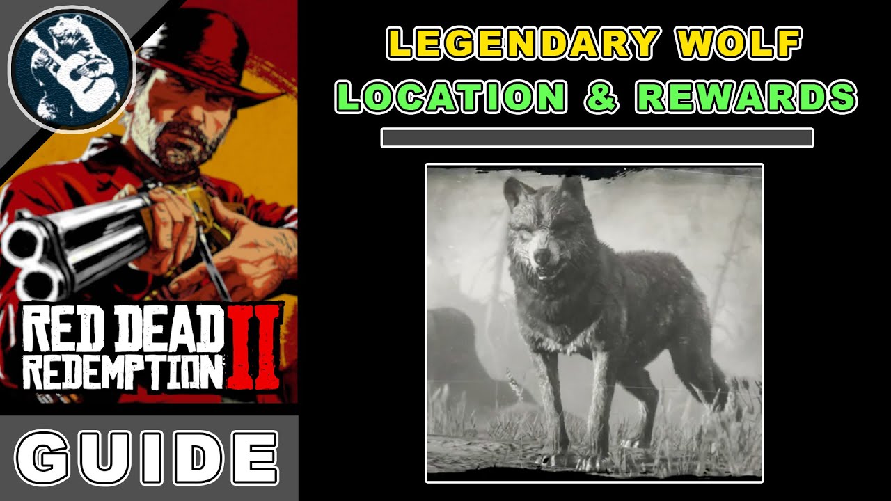 Legendary Wolf RDR2 Legendary Animals Location & Rewards YouTube