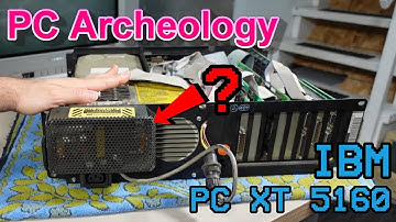 PC archeology: IBM PC XT with a strange appendage
