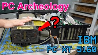 PC archeology: IBM PC XT with a strange appendage