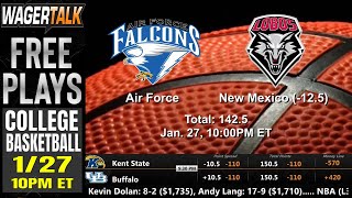New Mexico vs Air Force College Basketball Predictions Picks and Odds For January 27th