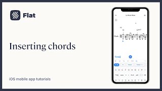 Inserting chords - Flat iOS tutorial