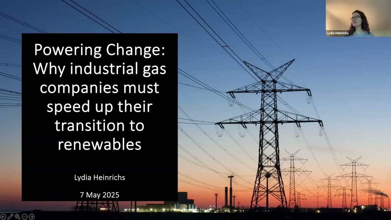 Powering Change: Industrial gas companies must speed up their transition to renewables (webinar)