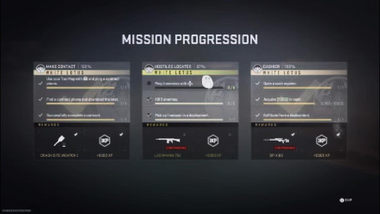 White Lotus Missions Tier 1. New DMZ Playthrough