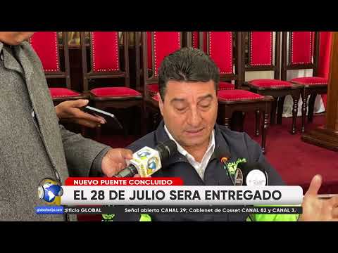 PUENTE NUEVO EN TOMATITAS SERÁ ENTREGADO EL 28 DE JULIO