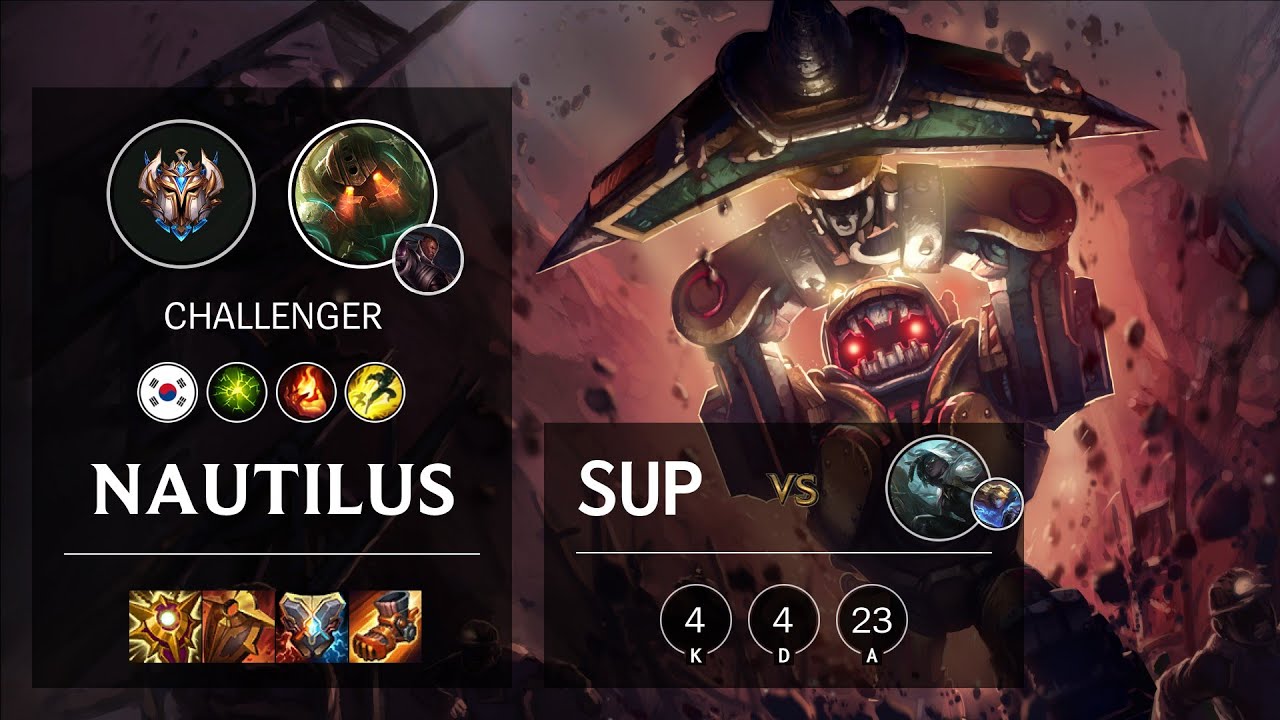 Nautilus Support vs Senna KR Challenger Patch 11.7 YouTube