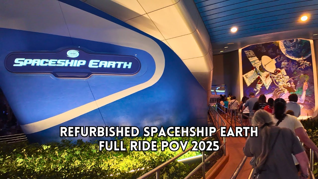 NEW Spaceship Earth EPCOT 2025 Ride POV Experience in 4K | Walt Disney ...