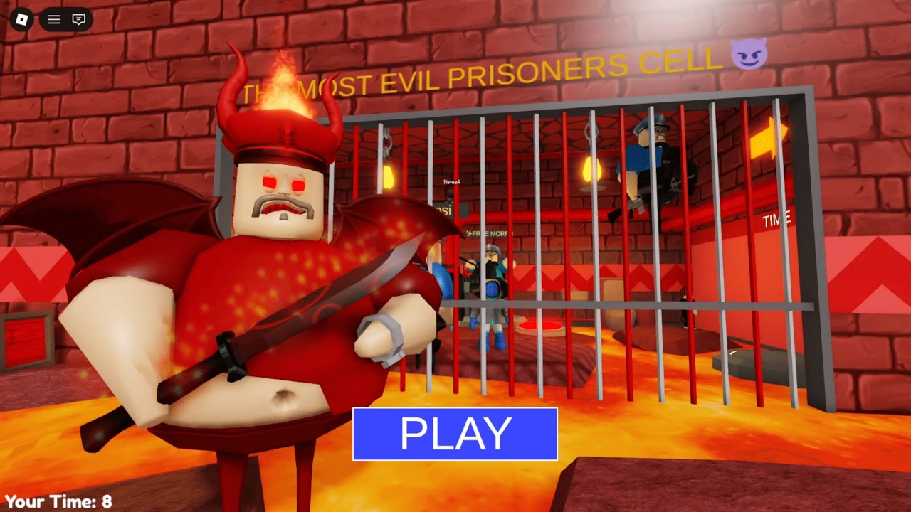 DEVIL BARRY'S PRISON RUN! (FIRST PERSON OBBY!) ROBLOX