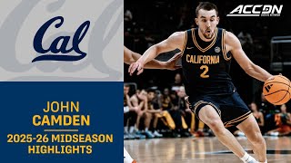California F John Camden Midseason Highlights 202526 Acc Mens Basketball