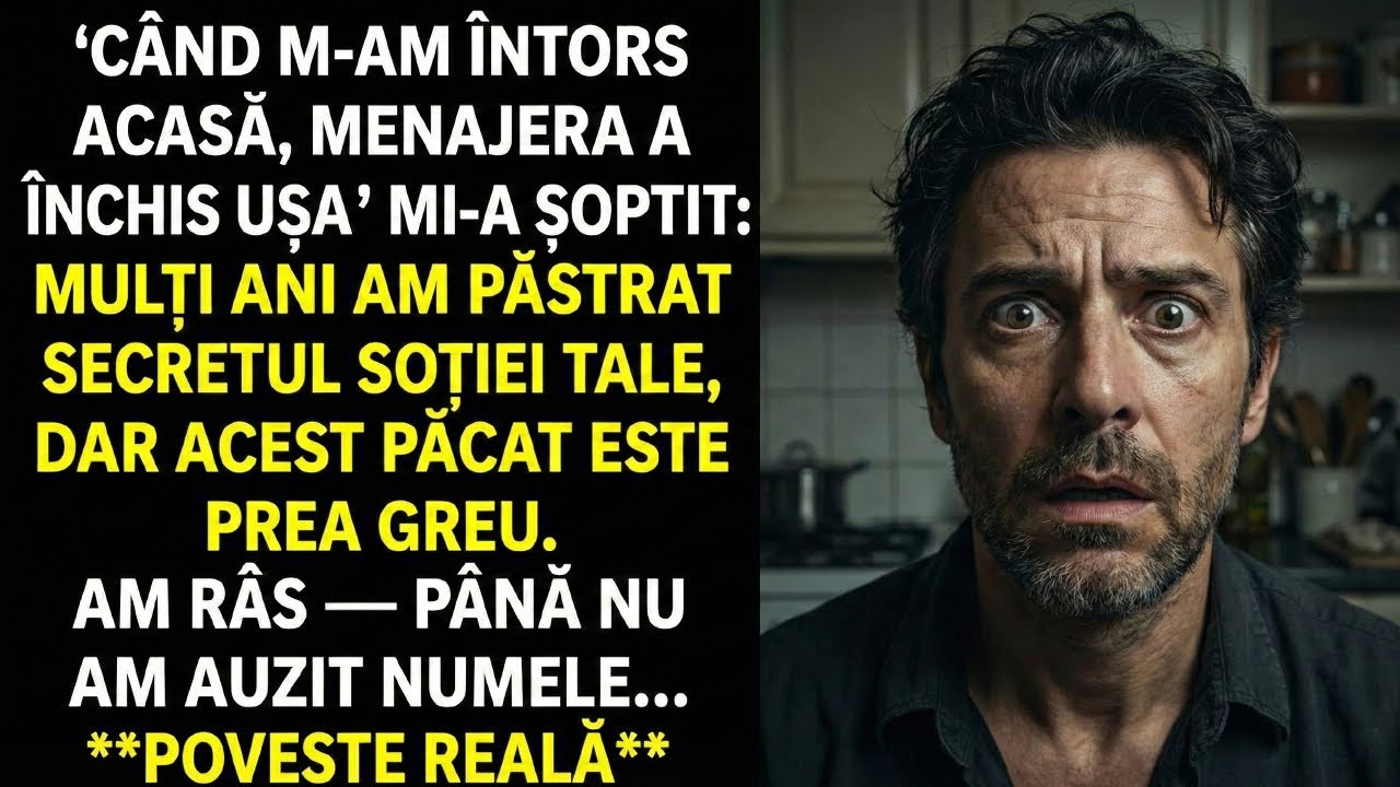„CÂND M-AM ÎNTORS ACASĂ, menajera a încuiat ușa și a șoptit. de mulți ani AM PĂSTRAT SECRETUL...