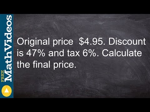 Percents original price