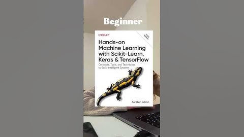 Machine learning books beginner to advanced 😍