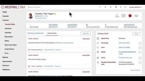 How to create a “Family” and link spouses/dependents in Redtail CRM