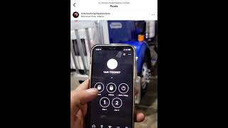 Alarm & Remote Start on a semi controlled via an app. #compustar #dronemobile