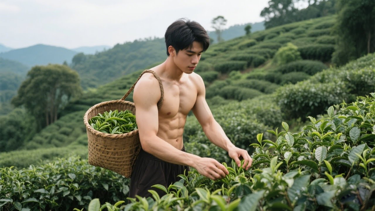 Handpicked Tea Leaves, Homemade Matcha Cake｜A Slow Food Moment