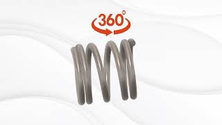 Famous ISQ - Free Compression Spring 3D Model and CAD Wealth