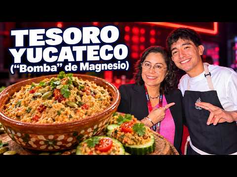 The Tastiest Way to get your MAGNESIUM. Easy Yucatecan SIKIL PAK Snack. Creamy without cream.