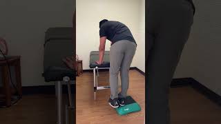 PRI Standing supported right knee flexion and left hip approximation