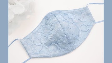 Sew a LACE OVERLAY FACE MASK - Free Pattern, Multiple Sizes. Great for Special Occasions!