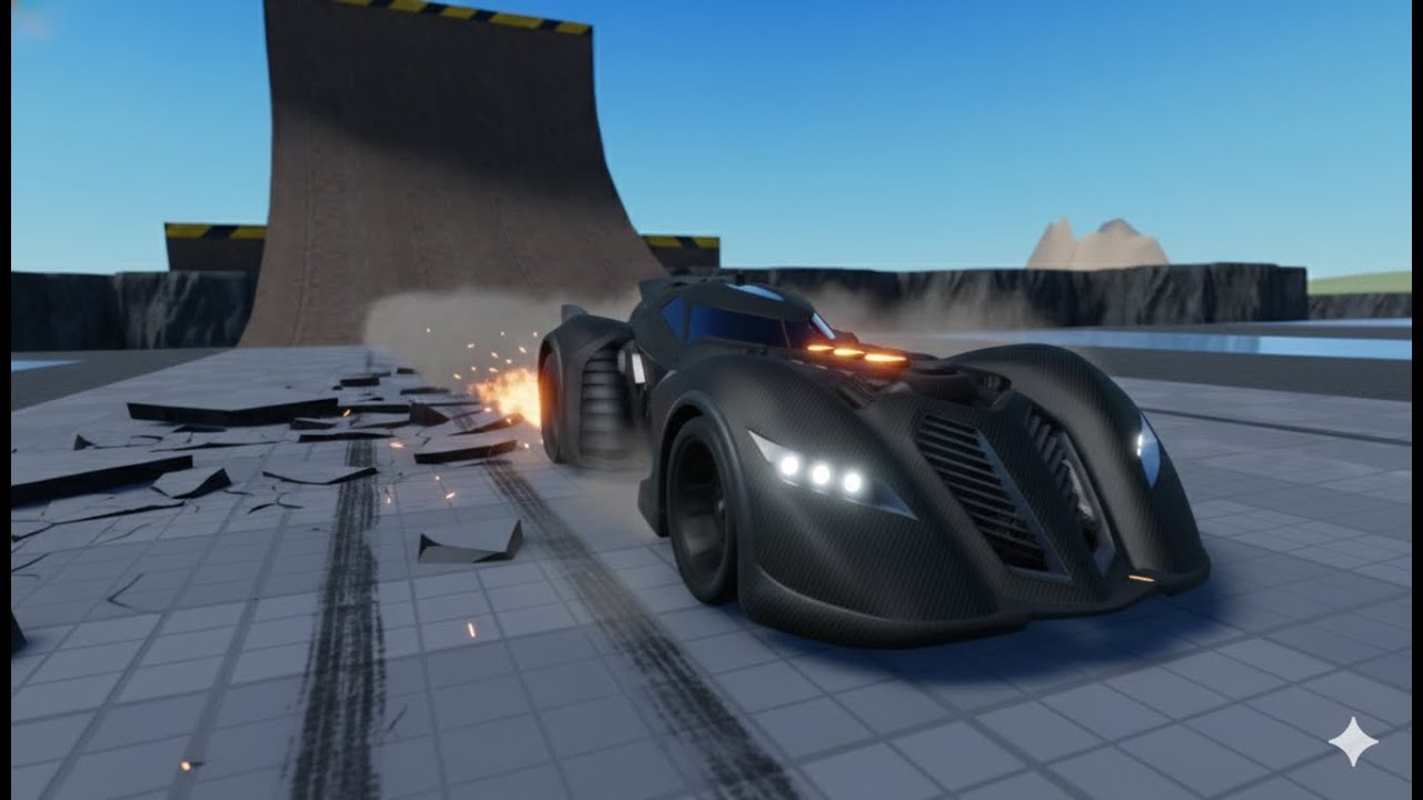 JUST CHILLING WITH THIS BATMAN CAR...IT'S INSANE🔥😨 || ROBLOX 