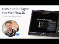 Create A CMS Audio Player In Webflow - Custom-design In Webflow.