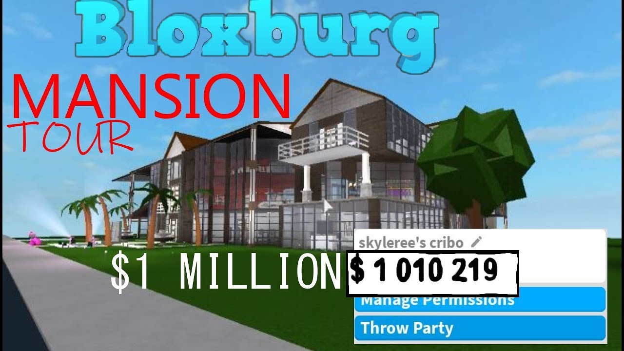 100 Million Dollar Mansion Bloxburg