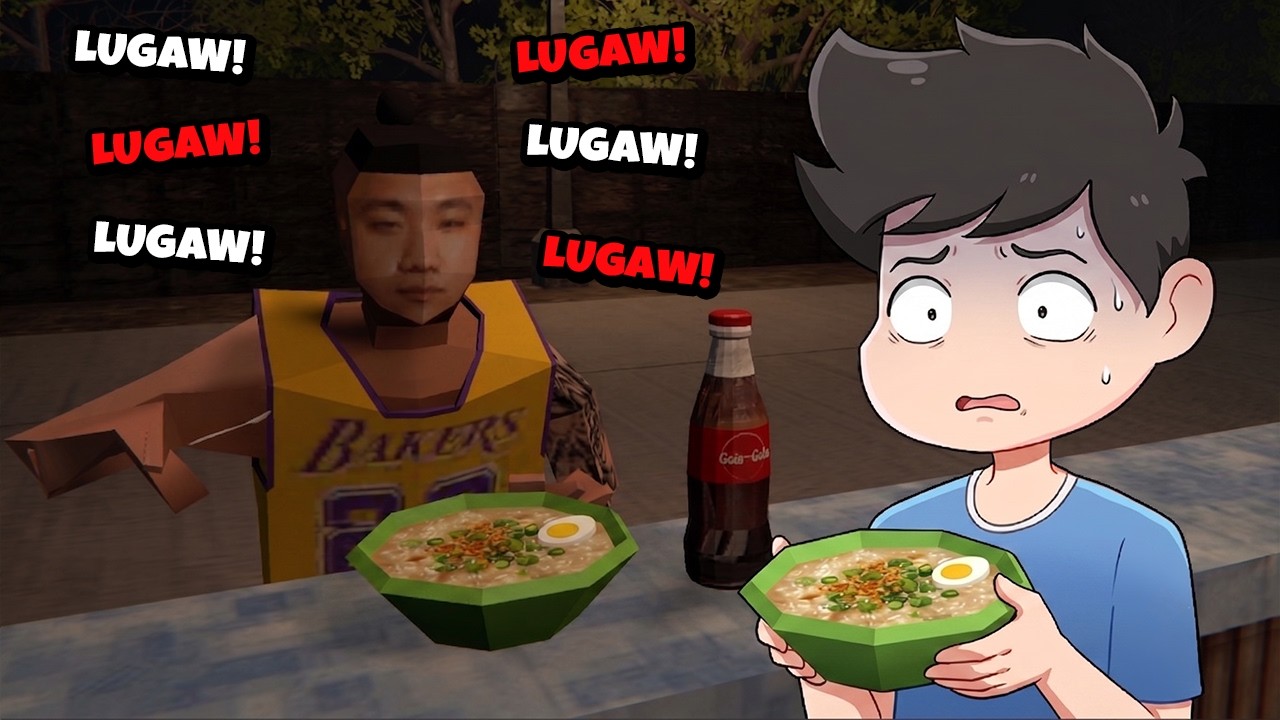 AYOKO NA MAG TINDA NG LUGAW SA GABI MAY STALKER | Eskinita