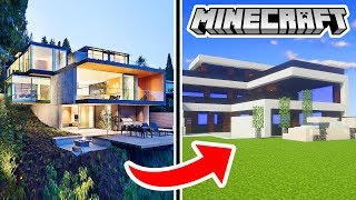 DENIS BUILDS HIS REAL LIFE HOUSE IN MINECRAFT