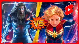 Thor Vs Capitana Marvel Quién Es Más Poderoso?