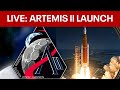 Artemis II launch day live stream