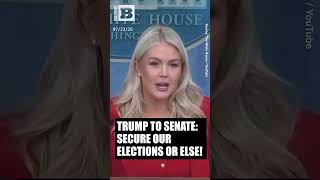 Trump to Senate: Get Your @ss in Gear and Secure Our Elections!