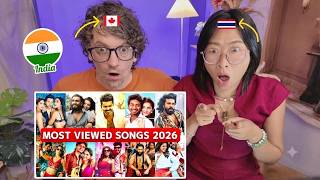 Top 50 Most Viewed Indian Songs Of 2026 | Max & Sujy React