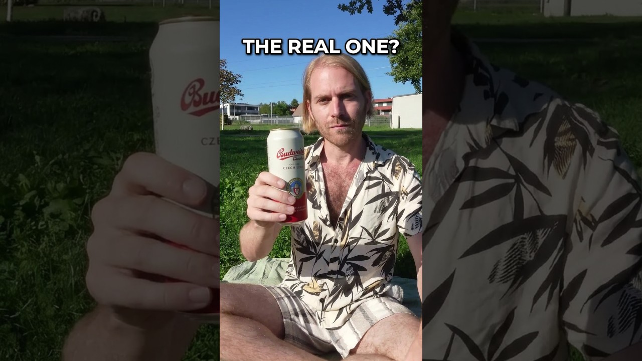 German tries the Original Budweiser 🍻