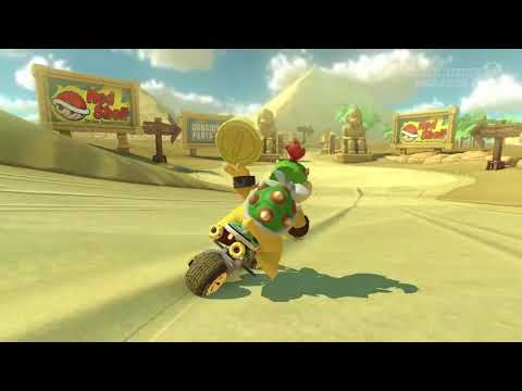 Mario Kart 8 Deluxe Idle Title Screen Race 1