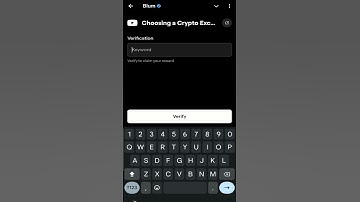 Blum new youtube video verify code Choosing a Crypto Exchange |  05 November Blum verify code