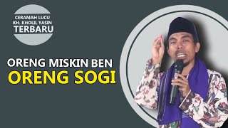 KH. Kholil Yasin terbaru 2021 | Ceramah lucu madura Oreng miskin Ben oreng Sogi | angkasa record