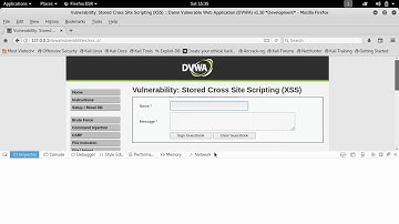 DVWA XSS Stored On High Security
