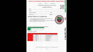 grade 9 integrated science paper 2 practical end of term 1 2026 exam with marking scheme 1 #cbe #cbc