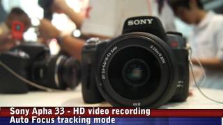 sony A33 autofocus HD video