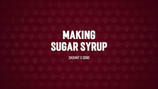 Making Sugar Syrup