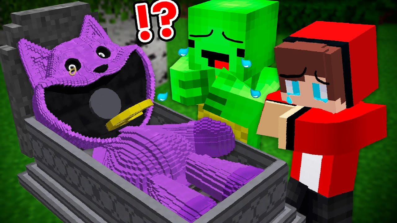 CatNap Fake DIED ? JJ and MIKEY investigation in Minecraft - Maizen Animation