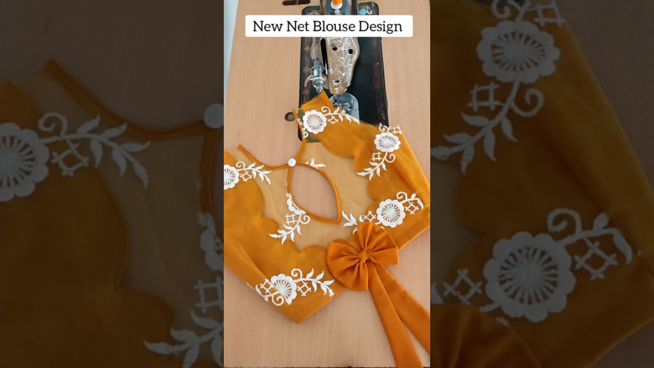 Net Blouse Design Cutting And Stitching 