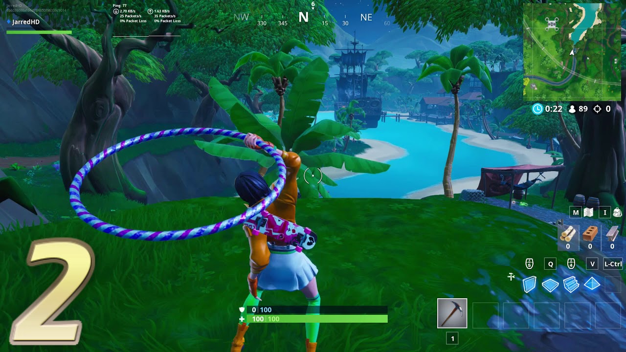 Fortnite Fireworks! - Launch Fireworks Along The River Bank Locations! - (Fortnite Battle Royale)