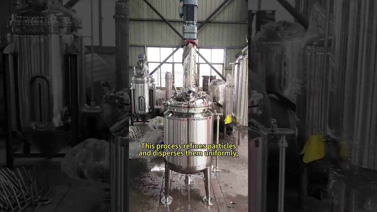 Homogeneous machine#pressure mixing tank#stainless steel industrial mixer#316 stainless steel tank