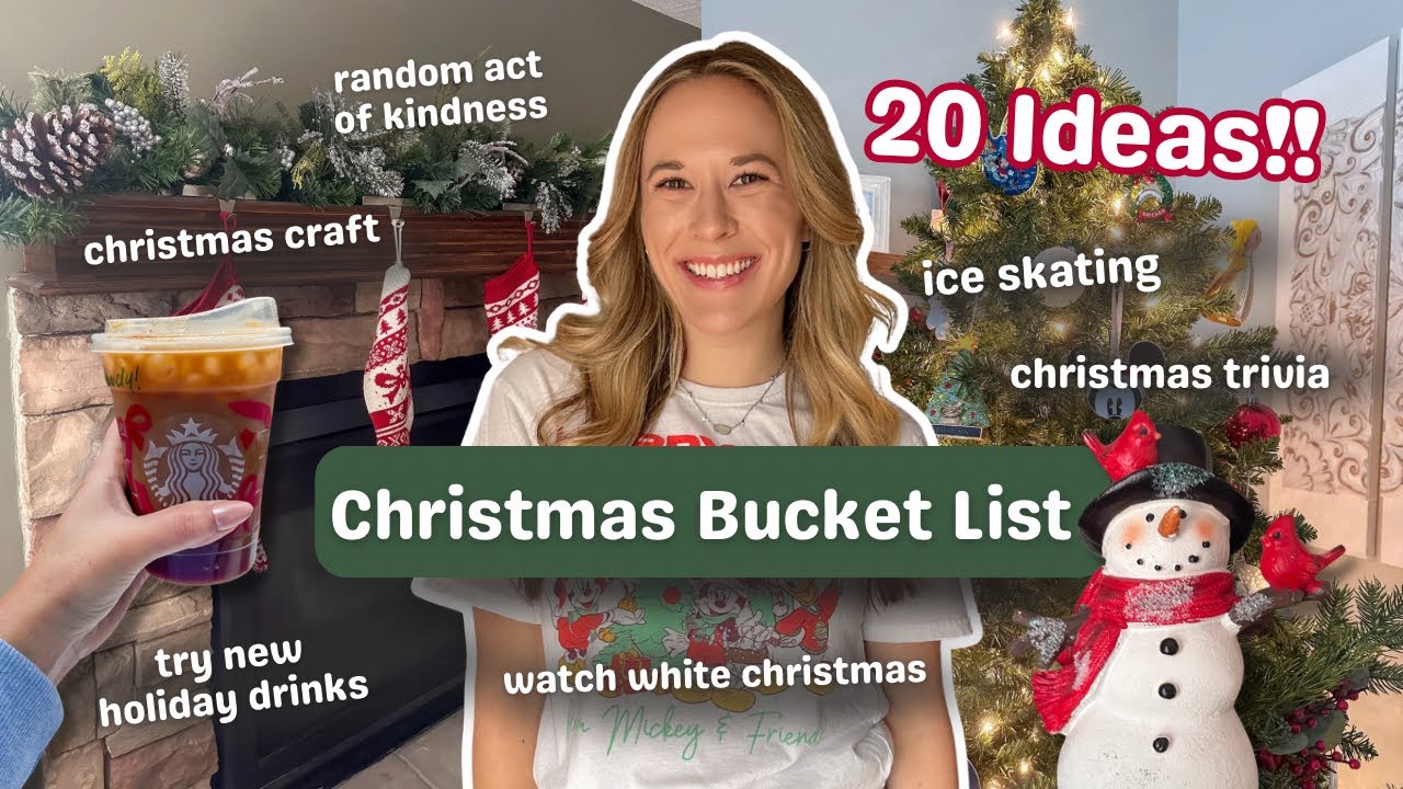 МОЙ СПИСОК РОЖДЕСТВЕНСКИХ ЗАГОВОРЩЕНИЙ 🎅🏼🗒️ 20 маленьких способов сделать этот сезон еще веселее!