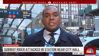 Marvel Cap Wearing Man Attacks Subway Rider With SWORD's Sheath | News 4 Now