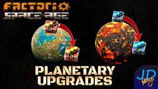 Planetary Upgrades ⚙️ Factorio Space Age 🚀  Ep33 🏭 Lets Play