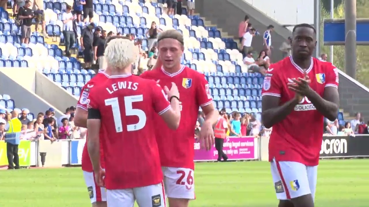 Full-time scenes at JobServe Community Stadium