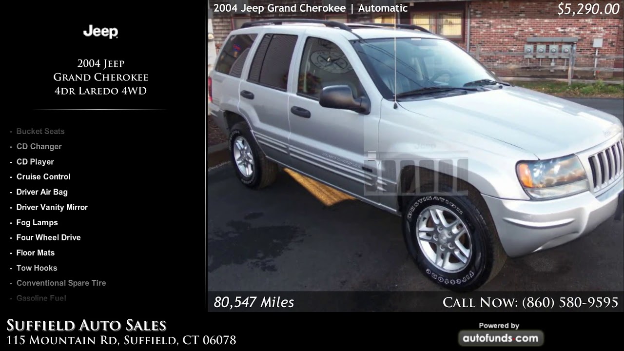 Used 2004 Jeep Grand Cherokee Suffield Auto Sales, Suffield, CT