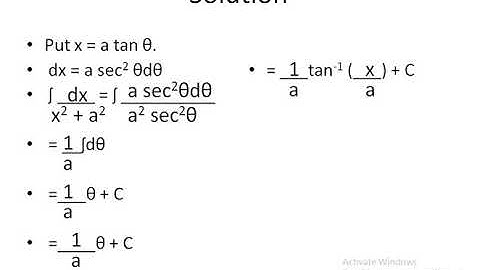 integration 5  by trigonometric substitution
